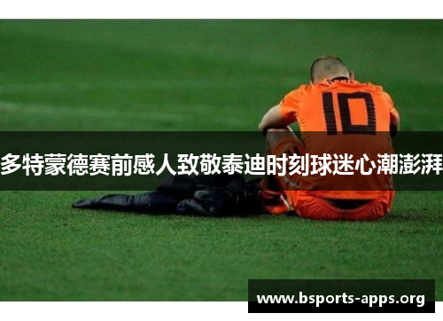 多特蒙德赛前感人致敬泰迪时刻球迷心潮澎湃 多特蒙德赛前感人致敬泰迪时刻球迷心潮澎湃